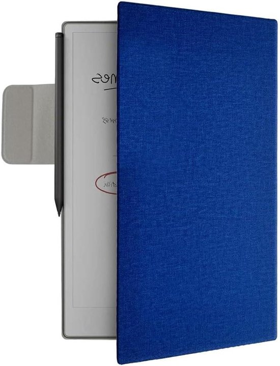 Magnetische hoes voor reMarkable Paper Pro Move 7.3" 2025 uitgebracht, slanke lichtgewicht boekfoliohoes met ingebouwde penhouder Geschikt voor reMarkable Paper Pro Move 7.3" (donkerblauw)