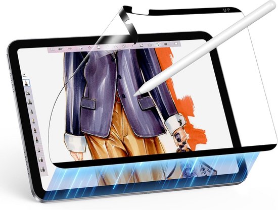Magnetische Paper-Feel Schermbeschermer voor iPad 11" / 10e Generatie - Matte Film voor Schrijven en Tekenen van Merkloos