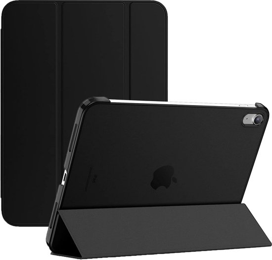 Magnetische Smart Case iPad Air 10,9 inch (5e & 4e Gen) met Auto Sleep/Wake Functie - Zwart van Merkloos