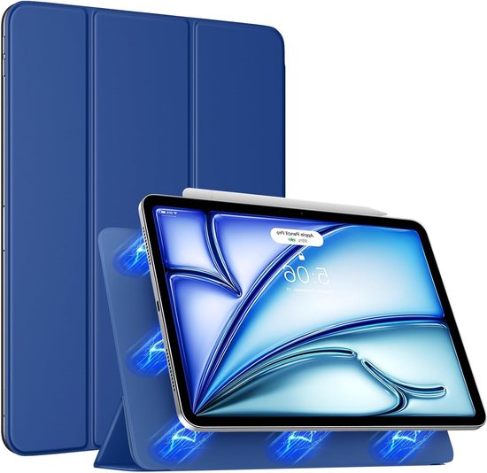 Magnetische Smart Folio Hoes voor iPad Air 11 Inch - Drievoudige Stand, Automatische Wake-up en Bescherming voor 5e/4e Generatie (2022/2020)