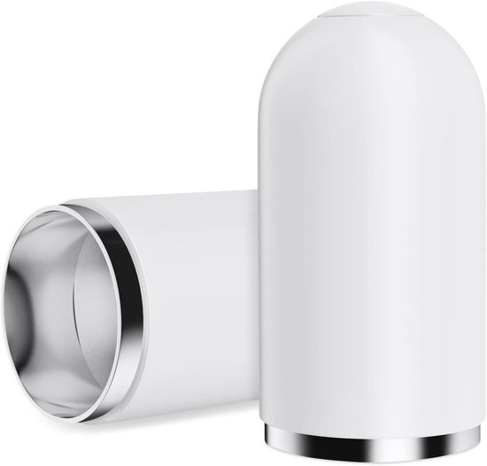 Magnetische vervangende doppen voor Apple Pencil - Set van 2 - Beschermkap - Compatibel met 1e generatie - Wit