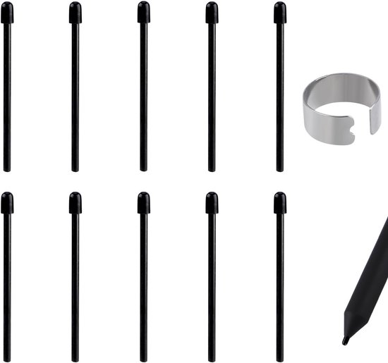 Markeerstiftpunten 10 Stuks - Zachte Vezel - Vervangende Penpunten voor Stylus - Navulbaar met Verwijdergereedschap m-winkel - m-winkel