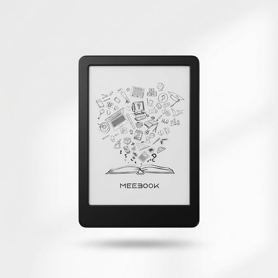Meebook S6 - E Reader 6 inch – 32GB – Android e reader met verlichting – Ultra compact en lichtgewicht van Merkloos