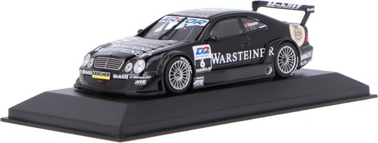 Mercedes-Benz CLK AMG Minichamps Modelauto 1:43 2000 Marcel Fässler HWA 2 430003706 Schaalmodel van Mercedes-Benz