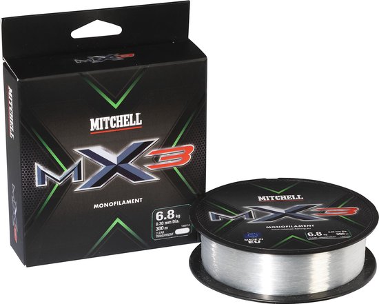 Mitchell MX3 Monofilament 150m 0.14mm Clear van Mitchell