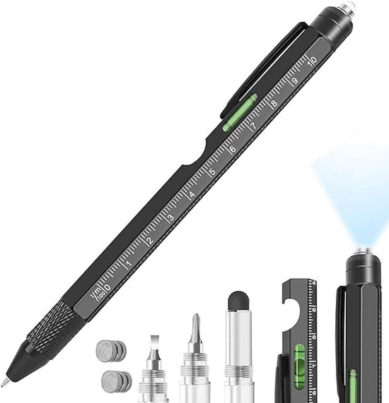Multifunctionele Pen 9-in-1, Handige Gadget