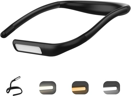 Neklamp - Nekleeslamp Boek -Zwart van Flowlight