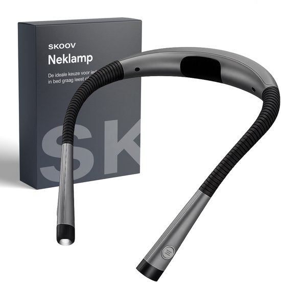 Nekleeslamp - Oplaadbaar - Leeslampje voor Boek - Voor in bed - Haakwerk - Neklampje - Oplaadbaar - 3 kleuren licht - 9 standen van Merkloos