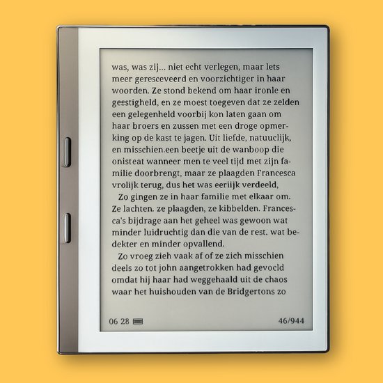 Nomiq Booq Go E-reader - Inclusief beschermhoesje - Simpel, licht en zonder poespas - 198PPI - Geen snelheidsduivel, dus lekker rustig - Net als echt papier geen verlichting van Nomiq
