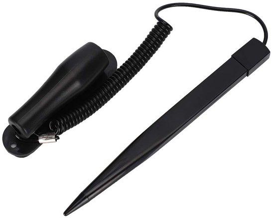 NTH products- Weerstandstyluspen met vaste kaarthouder - 70 cm veerdraad - touchscreen pen - kunststof - antislip - comfortabel in gebruik - Stylus