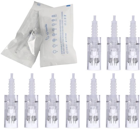 Omgoods - 10 Stuks Micro Needling Cartridges 12PIN voor Pen