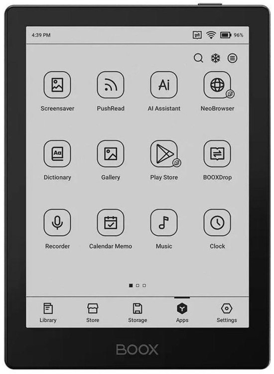 Onyx Go 6 Serie - E-book Lezer - 32GB - Wi-Fi - Zwart