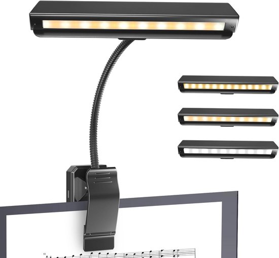 Oplaadbare Piano Lamp met 19 LED's en 9 Dimstanden van TaoTronics