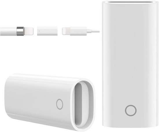 Oplader voor Stylus Pen, Geschikt voor iPad Air, iPad Mini, iPad Pro - Wit (2 Stuks)