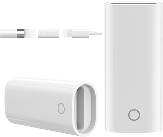 Oplader voor styluspen - Geschikt voor iPad Air, iPad Mini en iPad Pro - Wit - 2 stuks