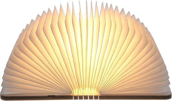 Opvouwbare Boeklamp met USB-Batterij - Warm Witte Decoratieve Lamp voor Thuis en Cadeau van Merkloos
