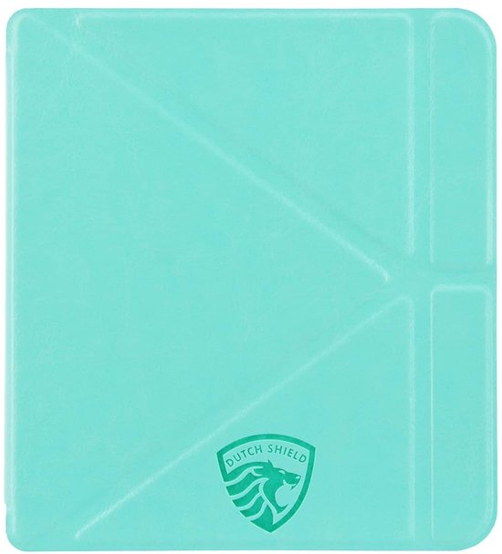 Origami Hoesje Geschikt voor Kobo Libra 2 - Hoes ZONDER SLAAP FUNCTIE Beschermhoes Cover - Mint Groen * - ereader hoesje - cover