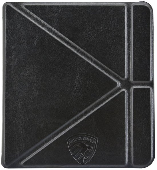 Origami Hoesje Geschikt voor Kobo Libra 2 - Hoes ZONDER SLAAP FUNCTIE Beschermhoes Cover - Zwart * - ereader hoesje - cover