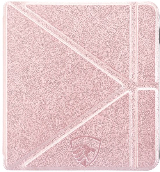Origami Hoesje - Sleepcover Geschikt voor Kobo Libra Colour - Hoes Cover - Roze Goud* - ereader hoesje - cover van Merkloos