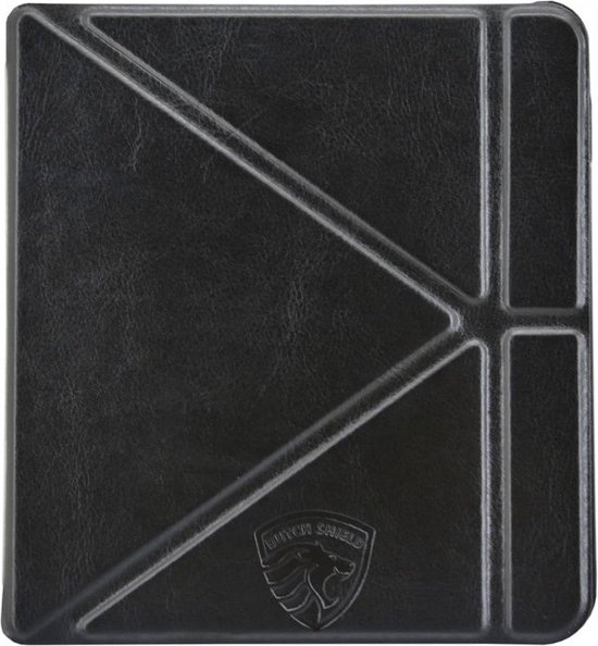 Origami Hoesje - Sleepcover Geschikt voor Kobo Libra Colour - Hoes Cover - Zwart* - ereader hoesje - cover van BuHo.