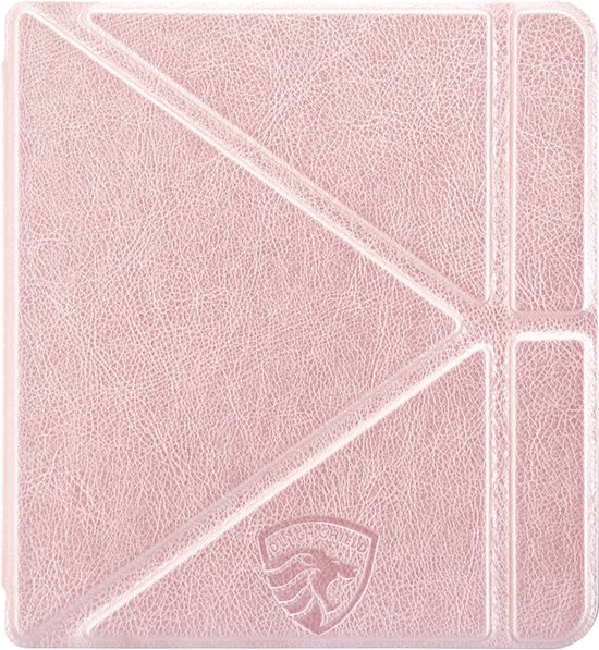 Origami Sleepcover Geschikt voor Kobo Sage Hoes Roze Goud * - ereader hoesje - cover van Origami Sleepcover