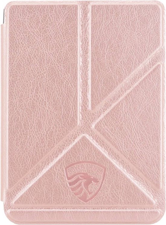 Origami Sleepcover Geschikt voor Tolino Shine 4 Hoes Roze van Origami Sleepcover