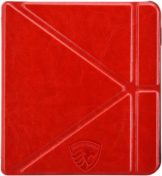 Origami Sleepcover Geschikt voor Tolino Vision 6 Hoes Cover Rood * van Origami Sleepcover