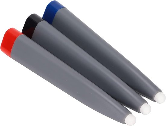 Pennen voor touchscreen voor whiteboard, 3-delige stylus voor touchscreen, styluspen, tablet voor presentaties, interactief multimedia-display