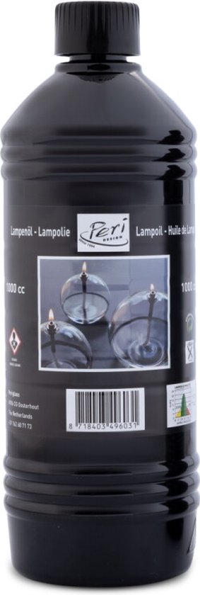 Peri Living | Lampenolie | Paraffine olie | 1 Liter | Peri Design 1 | reukloos | Walmt niet | 200 Branduren van Peri Living