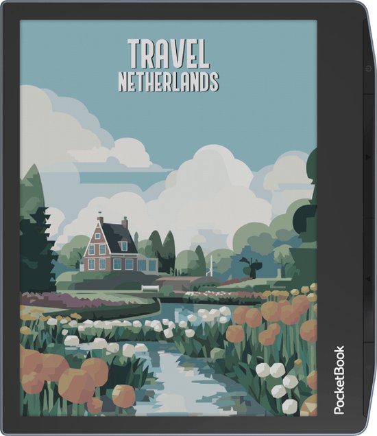 PocketBook Era Color e-book reader 7" (17.8cm) Touchscreen - 32 GB, Wifi - Zwart, Lichtblauw van PocketBook