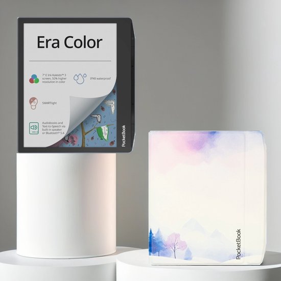 PocketBook Era Color + Wintertime Hoesje - Flip Cover - Voordeelbundel van Merkloos