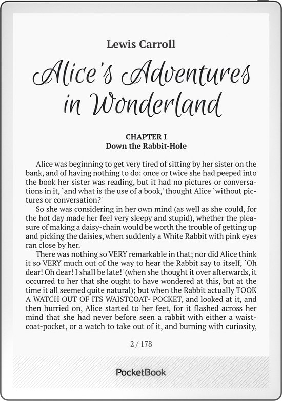 PocketBook InkPad One - Matte Black van Merkloos