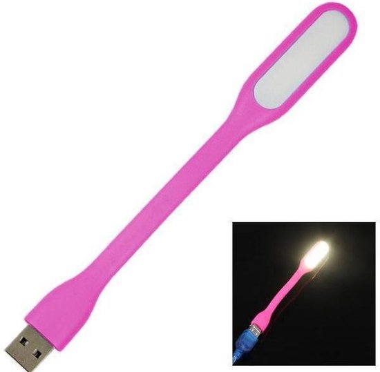 Portable led lamp ROZE van Merkloos