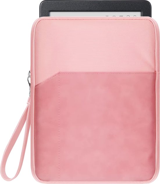 Premium E-reader Hoes Roze - Waterdicht, Schokbestendig & Krasvrij - Met Zachte Fleece Voering - Geschikt voor Kobo / PocketBook / Boox / Amazon E-Readers tot 6 inch van $