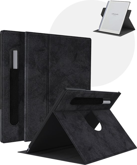 Prooven Tablethoes - Geschikt voor Remarkable 2 - Folio - Cover - Zwart van Pro