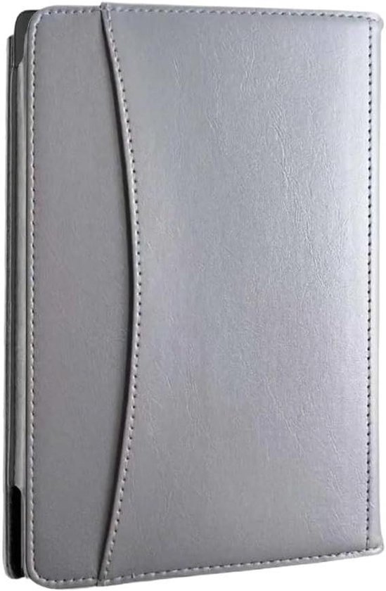 PU Leather Smart Cover Case Suitable for Kobo Aura One 7.8" N709 eReader Pocket Sleeve With Auto Sleep Funda(Color:Silver)