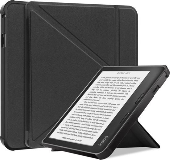 Qatrixx Luxe beschermhoes - cover - hoes - Kobo Sage - Zwart van Qatrixx