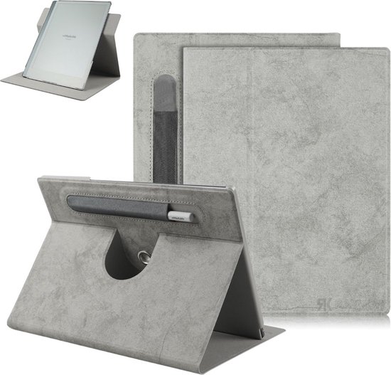 Raykon Hoes geschikt voor Remarkable 2 - Tablet Cover - Case - Grijs van Raykon