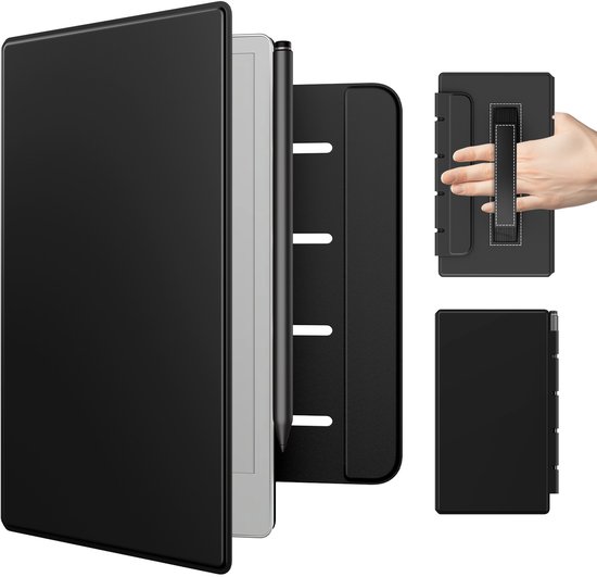 Remarkable Paper Pro Move 7.3"(2025) hoes - Origineel Ontwerp - Met Handriem - Lichtgewicht Ultradunne Magnetische hoes - Automatische slaap-/waakfunctie - Hoogwaardige waterdichte PU leer van KW-Commerce