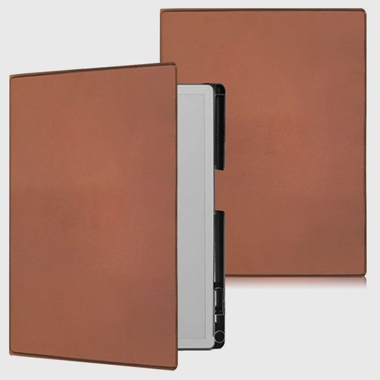 Remarkable Paper Pure hoes - Geschikt voor Remarkable Paper Pure 10.3" (2026) - Origineel Ontwerp - Lichtgewicht Ultradunne Magnetische hoes - Automatische slaap-/waakfunctie - Hoogwaardige waterdichte PU leer -Bruin