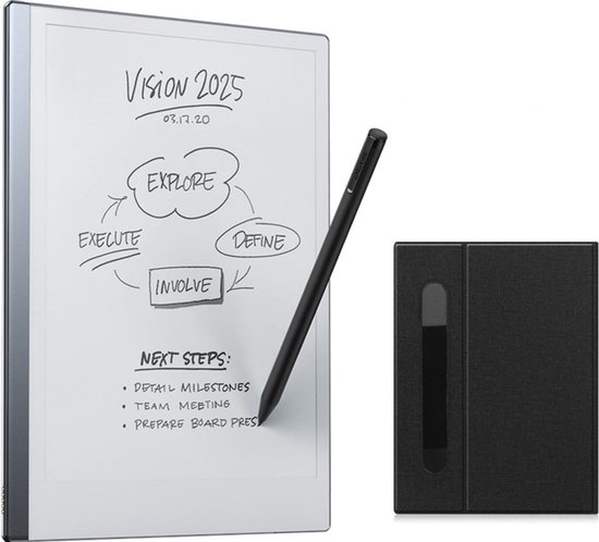 reMarkable ® 2 met Marker Plus en Ultraslanke Antraciet Hoes - the Paper Tablet van Merkloos