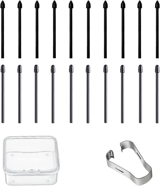 Reservepunten voor stylus - 20 stuks - kunststof - hoge compatibiliteit met meerdere apparaten - ShopVlot