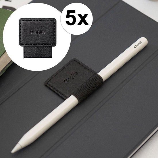 Ringke Klevende Penhouder 5-Pack Zwart van Merkloos