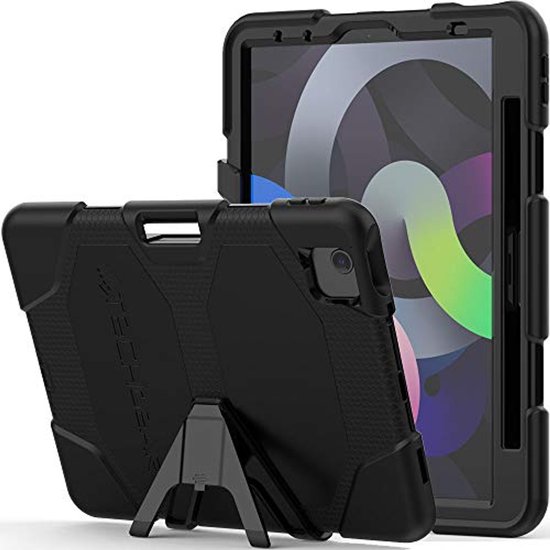 Robuuste Schokbestendige Hoes voor iPad Air 5/4 - 10,9 inch - Ideaal voor Kinderen en Bouwers van Merkloos