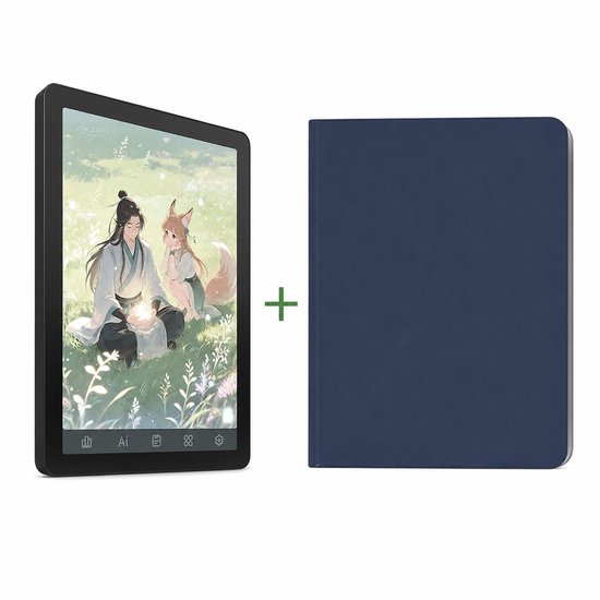 Rolu Ereader - E-Reader - 6 Inch - E-Ink - Ereader Hoesje - Android 14 - Google Play - 64 GB Geheugen - USB C