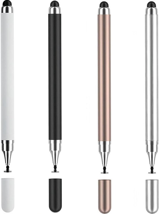 Ronte - Stylus pen set voor tablets, touchpen met 4 kleuren - Geschikt voor alle touchscreen-tablets