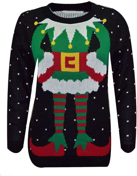 Rudolph rendier print sneeuwvlok kerst jumper