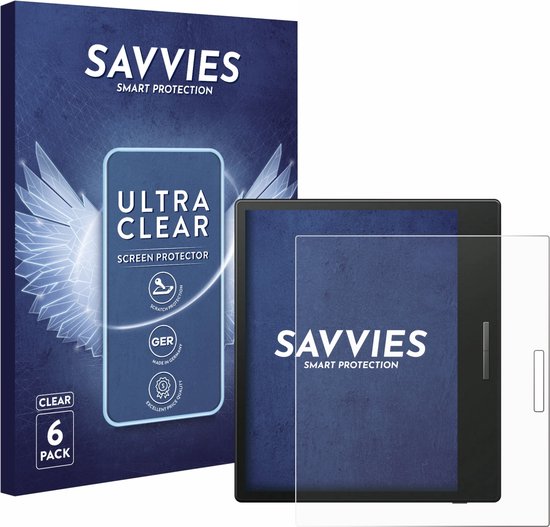 Savvies - Screenprotector voor Boox Go Color 7 - Folie Beschermfolie transparant (6 Stuks) van Savvies