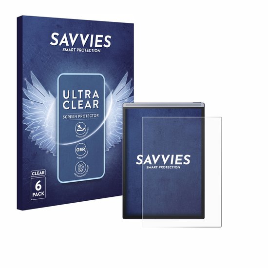 Savvies - Screenprotector voor iflytek Ainote Air 2 - Folie Beschermfolie transparant (6 Stuks) van Merkloos