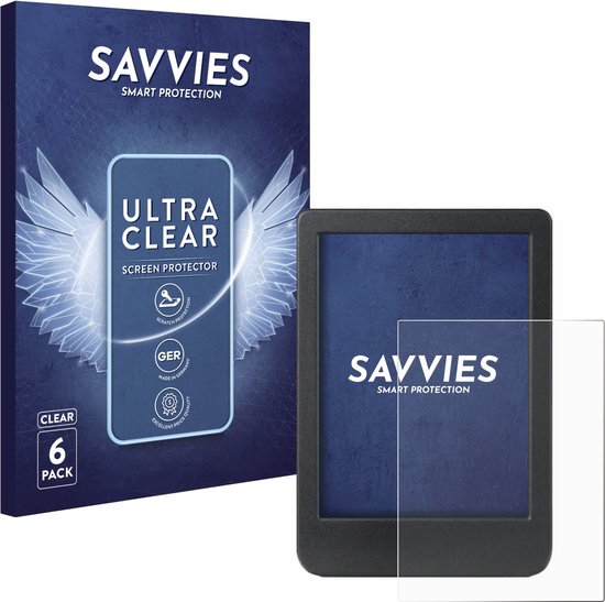 Savvies - Screenprotector voor Kobo Clara Colour - Folie Beschermfolie transparant (6 Stuks) van Savvies